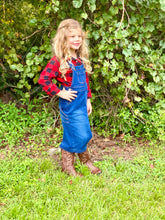 Load image into Gallery viewer, THE BROOKE DENIM OVERALL (GIRLS)
