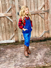 Load image into Gallery viewer, THE BROOKE DENIM OVERALL (GIRLS)
