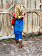 Load image into Gallery viewer, THE BROOKE DENIM OVERALL (GIRLS)
