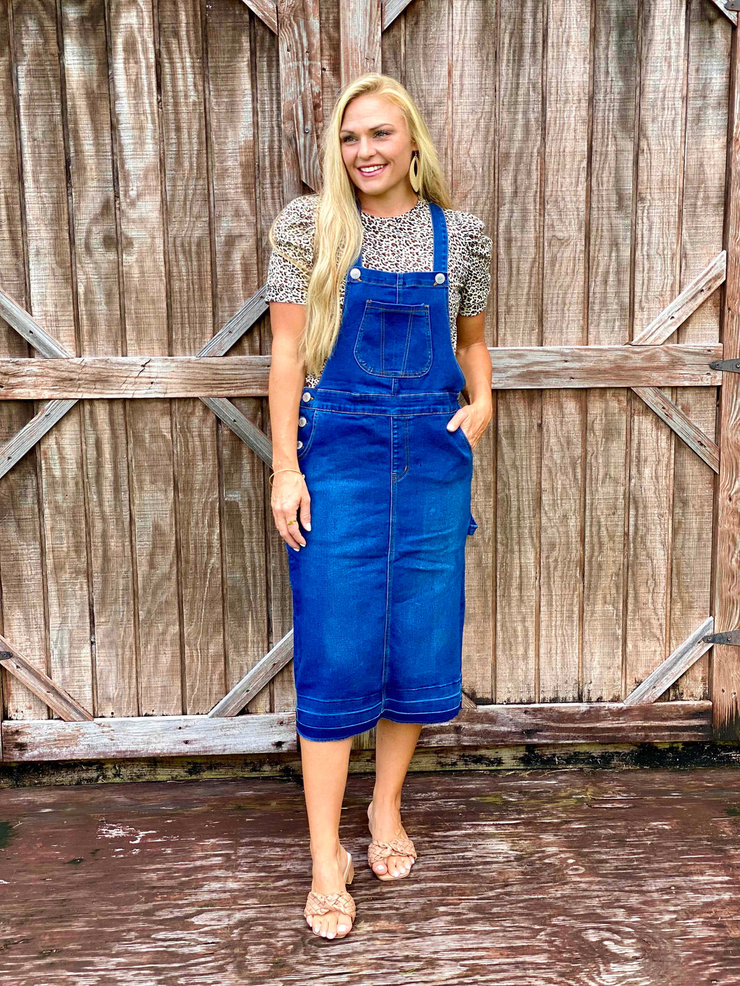 THE LIZZIE DENIM OVERALL